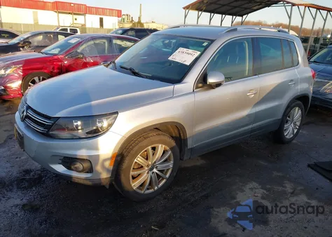 2012 Volkswagen Tiguan Se from USA, damaged, VIN WVGBV7AX7CW607668